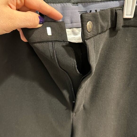 Gutos Black Ribbed Knit Equestrian Riding Breeches, EUC, Girls 16 (16A) - Picture 5 of 9